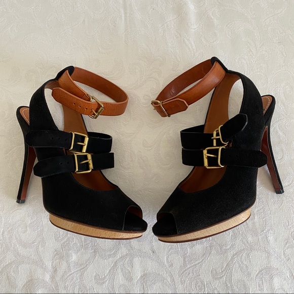 Lanvin buckle ankle strap sandals - Picture 1 of 7